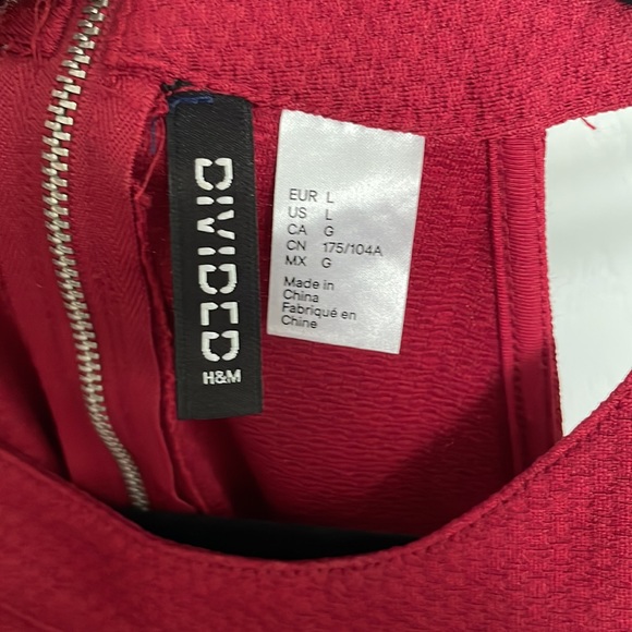 Women’s A line red mini dress - Picture 4 of 4